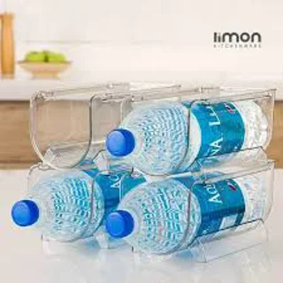 نظم دهنده بطری شفاف لیمون