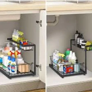 سبد مواد شوینده 1.5طبقه متحرک